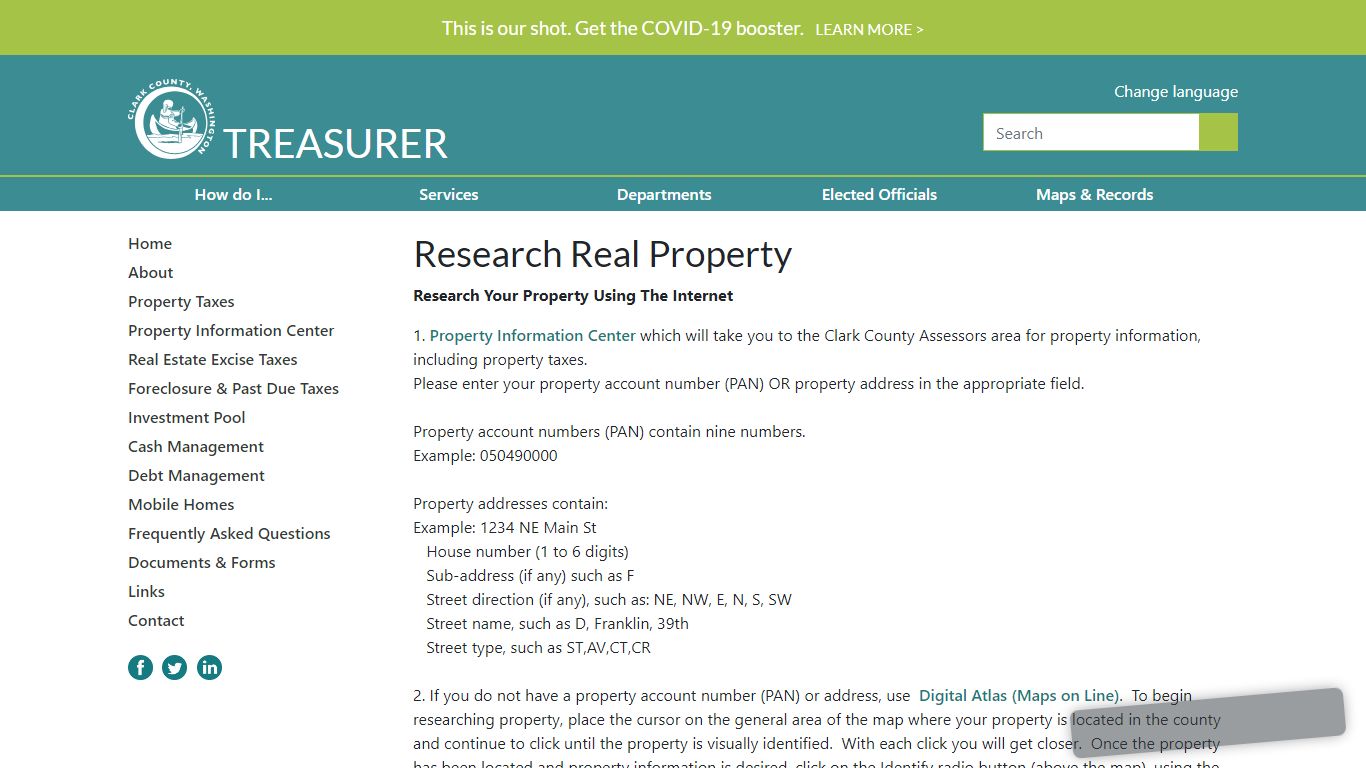 Research Real Property | Clark County